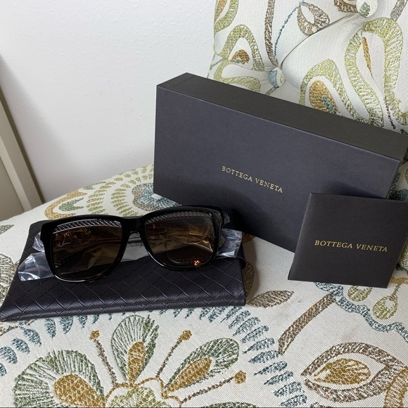 New! Bottega Veneta Avana Brown 53MM Sunglasses main image 6